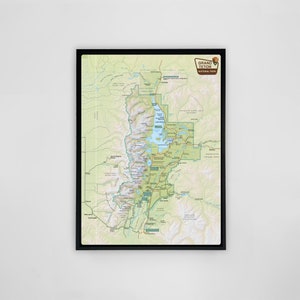 Grand Teton National Park Karte