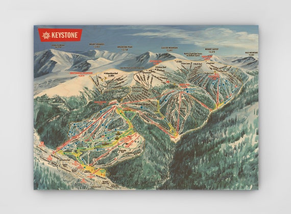 Keystone Trail Map  Keystone Ski Resort