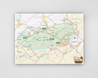Great Smoky Mountain National Park Map
