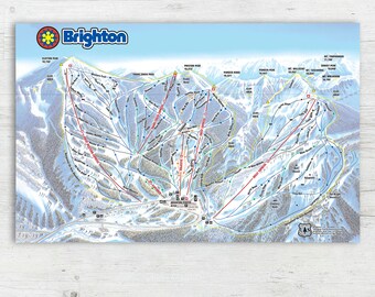 Brighton Trail Map Pdf Brighton Trail Map | Etsy