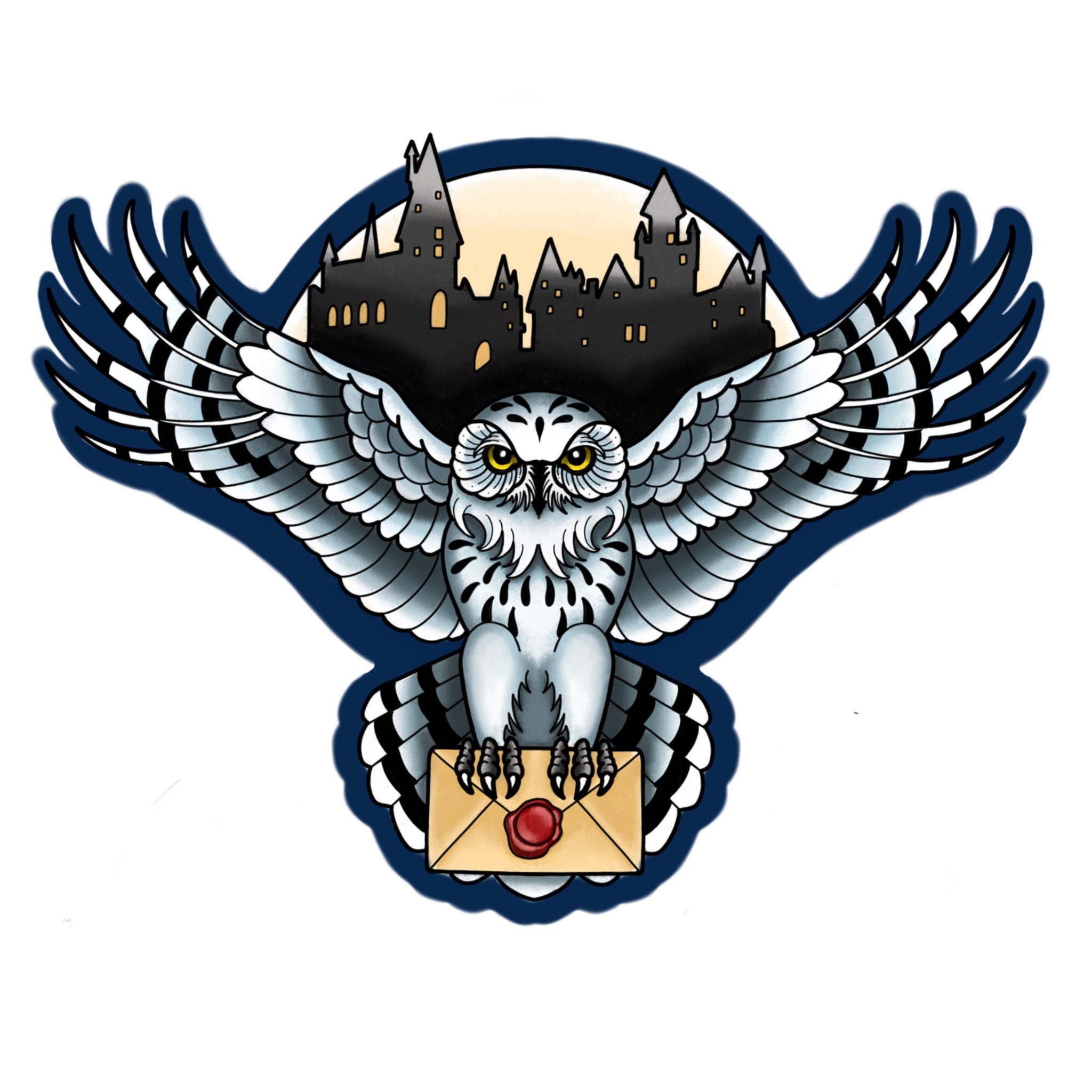 Harry Potter Hedwig Tattoo