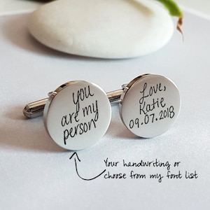 Personalized CuffLinks Wedding CuffLinks Groom CuffLinks Husband CuffLinks personalized cufflinks for groomsmen cufflinks set Wedding Gift