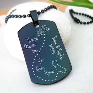 Graduation Gift Military Necklace PCS Gift Deployment Gift - Etsy