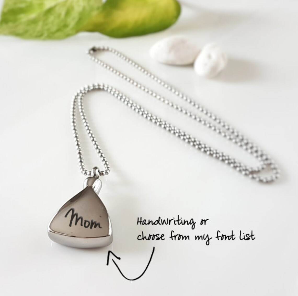Custom Mom Urn Necklace Memorial mother Keepsake Jewellery Etsy