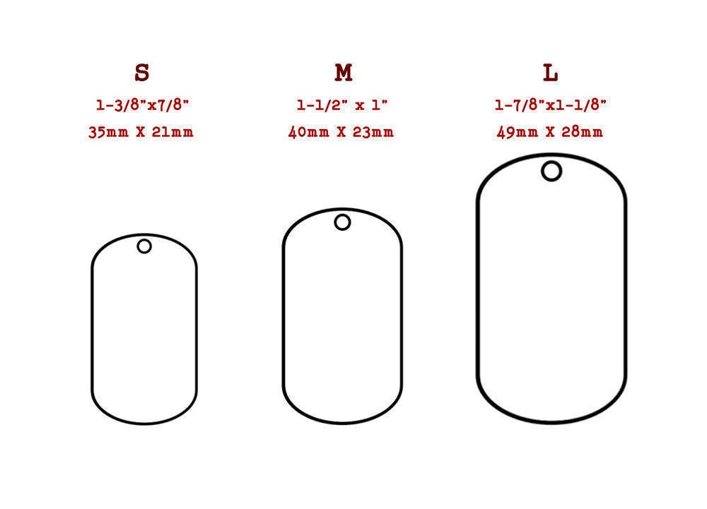 Personalized Dog Tag Custom Dog Tag and Necklace Stainless Etsy