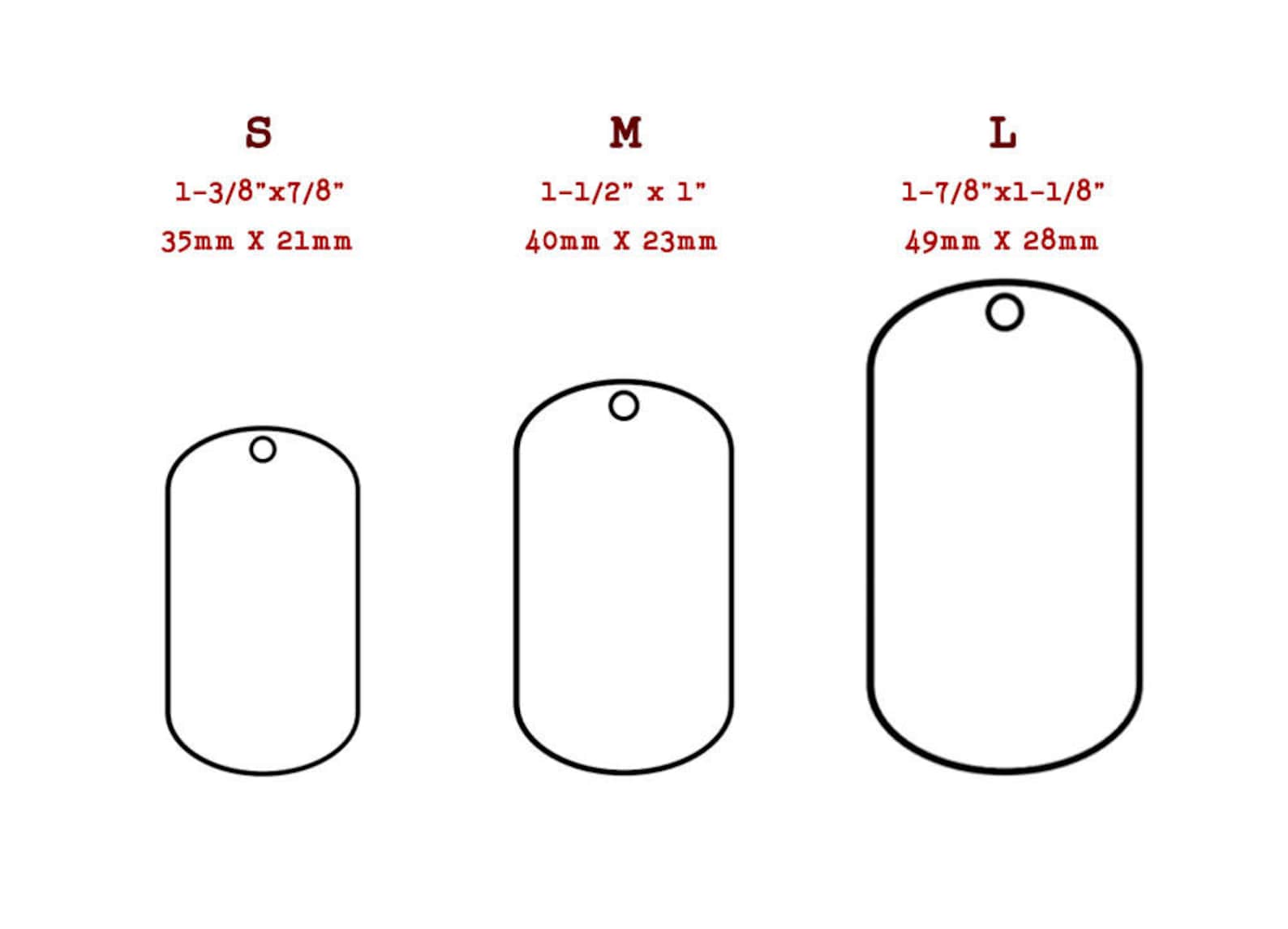 Personalised Finger Print Engraving Army military tag Custom Etsy