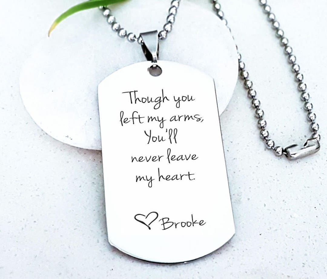 Personalized Dog Tag Custom Dog Tag and Necklace Stainless Military Tag