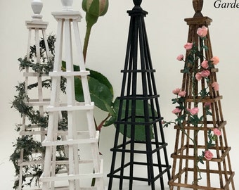 Miniature Garden Obelisk for plants , miniature garden, rambling plants, dolls house garden