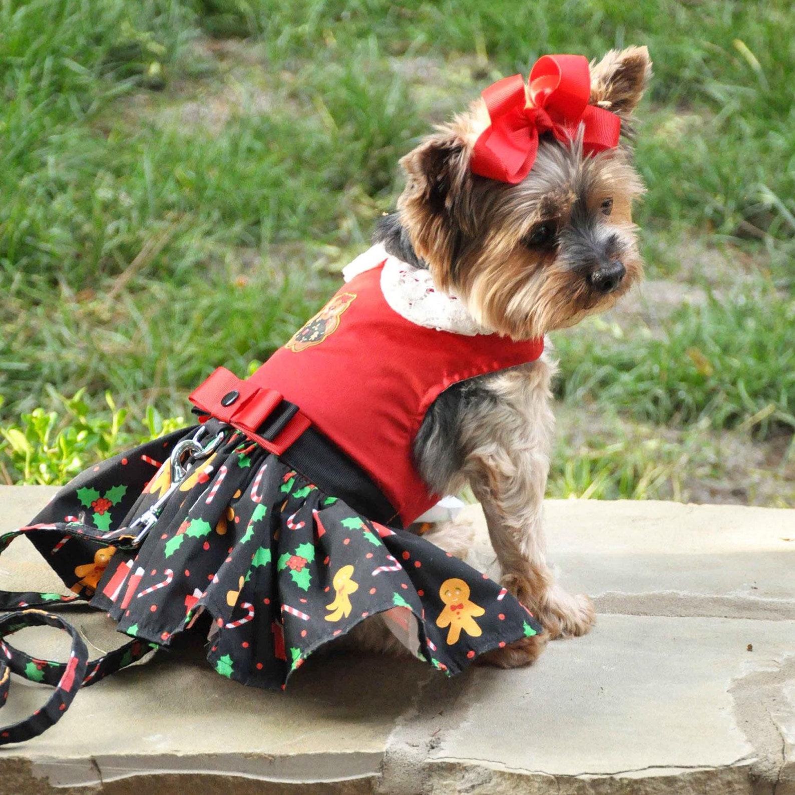 Holiday Dog Harness Dress Gingerbread 72665 Etsy