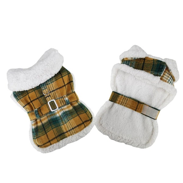 Sherpa Warm Dog Coat Etsy