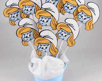 Schtroumpf Anniversaire Theme Etsy