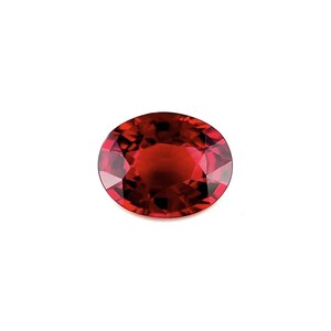 FINE 1.53ct Vivid Purple Red Rhodolite Garnet Oval Cut Loose Gem 7.7x6mm VVS