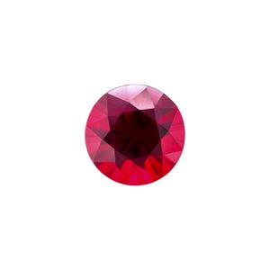 2.38ct NATURAL CHERRY Purple Pink Rhodolite Garnet Round BRILLIANT gem 7.8mm vvs