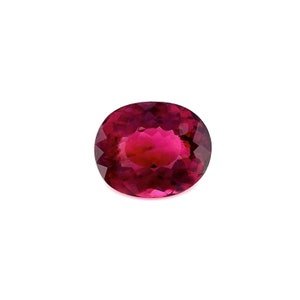 NATURAL 2.06ct Vivid Purple Pink Rhodolite Garnet Oval 8x6.5mm Loose Gemstone