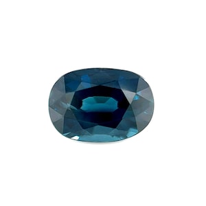 GRA CERTIFIED 1.43ct FINE blue sapphire oval cut rare loose gem 7.7x5.5mm
