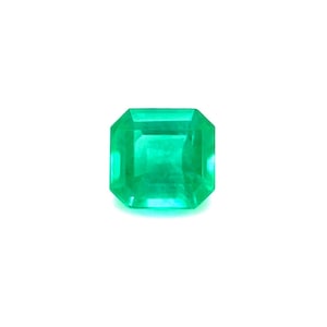 NATURAL 1.15ct Emerald RARE Vivid Green Octagon Cut 6.1 x 5.1mm Loose Gemstone
