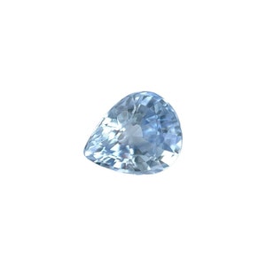 NATURAL 1.14ct Light Blue Ceylon FINE Sapphire Pear Cut 7x5.7mm Loose Gem VS