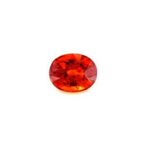 NATURAL 1.66ct VIVID Orange Spessartite Garnet Oval Cut 7x5.5mm Loose Gem