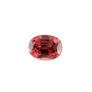 NATURAL 2.11ct Vivid Pink Purple Zircon Oval Cut Loose Gemstone 8x6mm IF