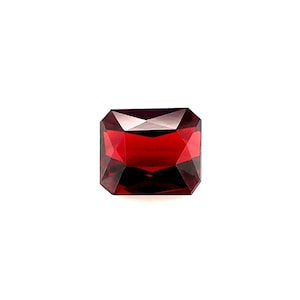 NATURAL 2.42ct Vivid Purple Red Rhodolite Garnet Scissor Cut 7.5x6.6mm VVS Gem