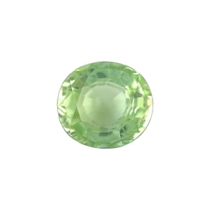 1.61ct NATURAL Light MINT Green Tourmaline Fancy Oval Cut 7.5x7mm Gem VS