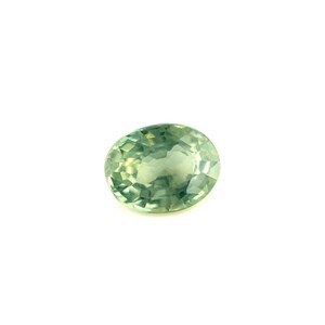 1.16ct Sapphire Vivid Green NATURAL Oval Cut Loose UNTREATED Gemstone 6.8x5.3mm