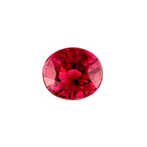 2.11ct Vivid Purple Pink Rhodolite Garnet Oval Loose Cut 8.2x6.7mm Gemstone VVS