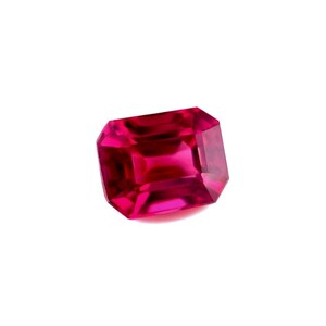 NAURAL 2.05ct VIVID Pink Purple Rhodolite Garnet Octagon Cut Loose Gem 7.3x5.8mm