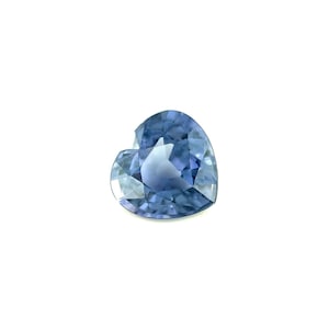 RARE 1.44ct Colour Change Spinel GRA Certified Titanium Heart Cut Gem 7x6.7mm