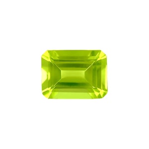 1.50ct Natural Peridot 8x6mm Emerald Octagon Cut Green Calibrated Gem Supply