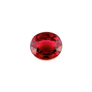 1.77ct VIVID Purple Pink Rhodolite Garnet Oval Cut RARE Gemstone 7.2x6.2mm VVS