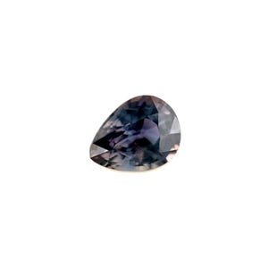 NATURAL 1.05ct DEEP Purple GIA certified untreated sapphire pear cut 6.7x5.2mm