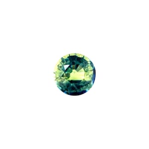 NATURAL Bi Colour Sapphire 0.75ct Loose Round Cut AUSTRALIAN Gem 5.2mm VS
