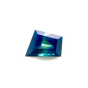 Unique GIA Certified NATURAL 1.49ct Bi Colour Sapphire Fancy THAI Gemstone 7.6x6mm