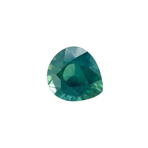 1.42ct UNIQUE Blue Green Teal Sapphire GIA CERTIFIED Pear Teardrop Cut Gemstone