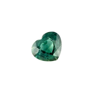 NATURAL 1.04ct UNTREATED Green Blue Sapphire GIA certified unheated heart cut