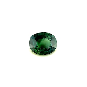 1.04ct NATURAL Vivid Green Blue UNTREATED Sapphire Oval Cut Gemstone 6.3x5mm VVS
