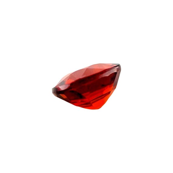 Fine Deep Orange Hessonite Garnet 1.73ct Cushion Cut 7.5x6.7mm