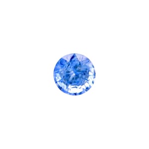 Natural CEYLON Sapphire 0.75ct Vivid Blue Round Cut NATURAL 4.8mm Loose Gemstone