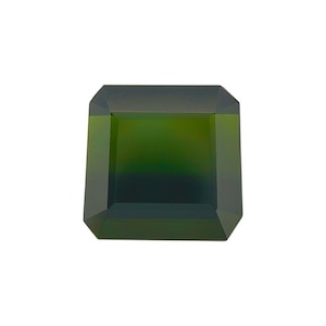 NATURAL Tourmaline 3.20ct Deep Green Octagon Cut Gem 8.5x8.4mm VVS
