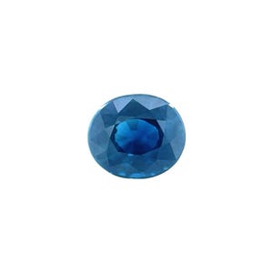 Natural 1.18ct Sapphire Deep Blue Oval Cut RARE Gemstone 6.7x5.8mm VVS