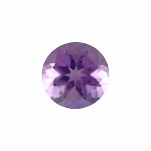 NATURAL 1.60ct Purple Amethyst 8mm Round Cut Loose Calibrated Gemstone