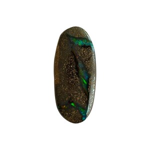 NATURAL Australian Freeform Boulder Opal 1.60ct Matrix Winton 13.5x6mm