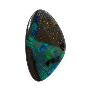NATURAL Australian Freeform Boulder Opal 10.50ct Matrix Koroit Nut Specimen