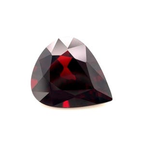 4.25ct NATURAL Deep Orange Red Spessartine Garnet Pear Teardrop Cut 11x9.5mm VS