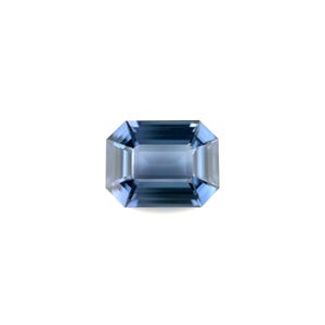 Fine NATURAL 1.36ct Violet Blue Spinel Octagon Emerald Cut 7.5x5.8mm Gemstone VS