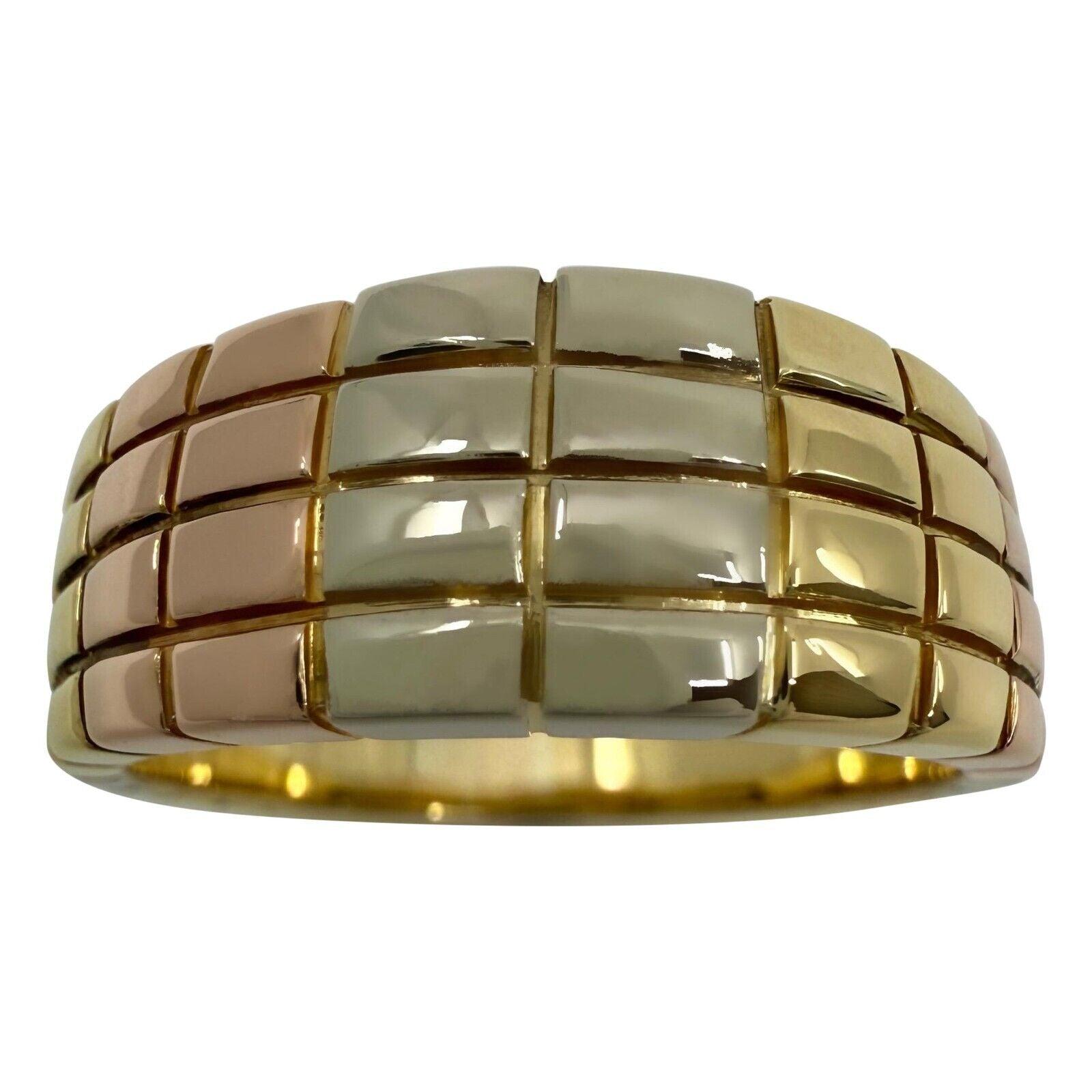 Rare Vintage Van Cleef & Arpels 18k Multi Tone Gold Tri