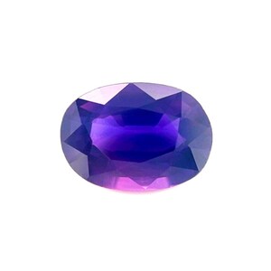 Natural 1.80ct Vivid Pink Purple RARE Sapphire Oval Cut Loose Gemstone 8.8x6.2mm