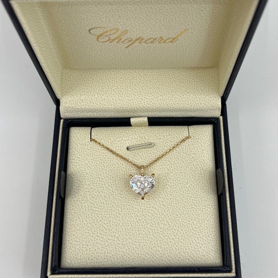 Vintage Chopard So Happy Diamonds Heart 18k Yello… - image 6