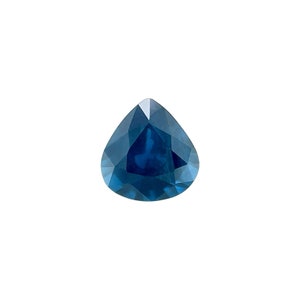 GIA CERTIFIED Cobalt Blue Spinel Natural 0.66ct Vivid Pear Teardrop Cut RARE Gem